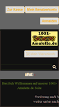 Mobile Screenshot of 1001-amulette.de